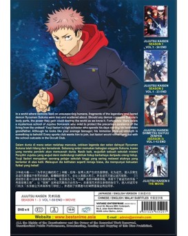 ENG DUB * JUJUTSU KAISEN SEASON 1-3 VOL.1-59 END + MOVIE
